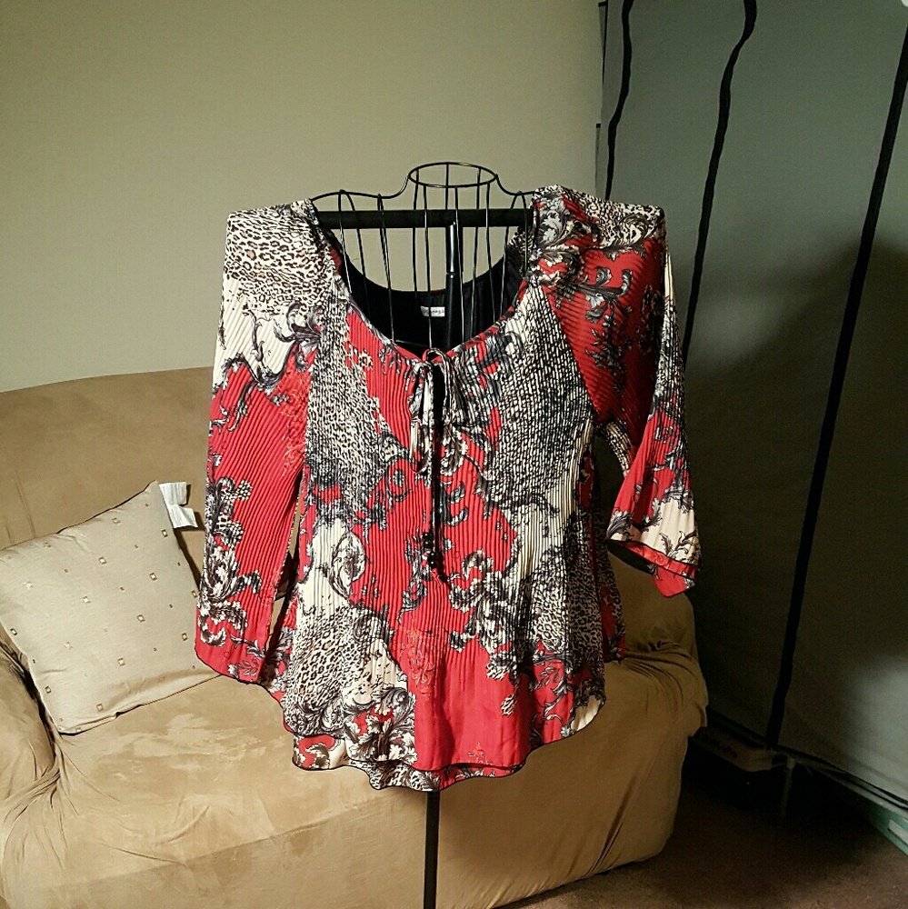 Print blouse