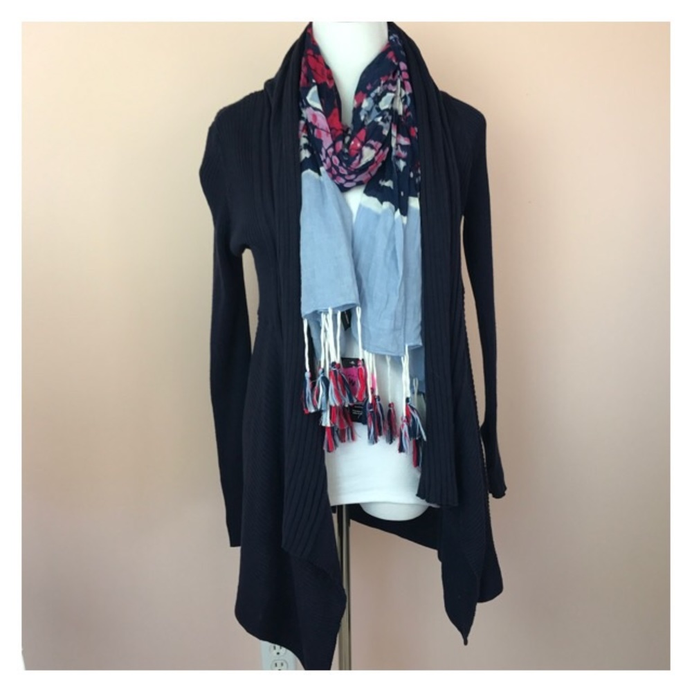 INC International Concepts Tie Dye Tassel Scarf - Picture 2 of 3