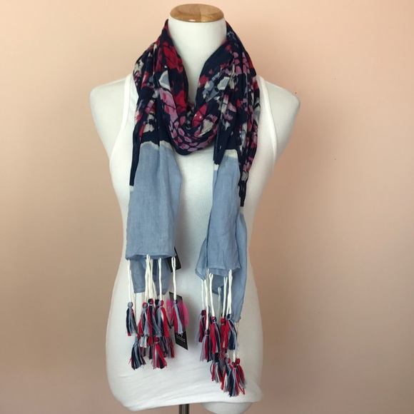 INC International Concepts Accessories - INC International Concepts Tie Dye Tassel Scarf