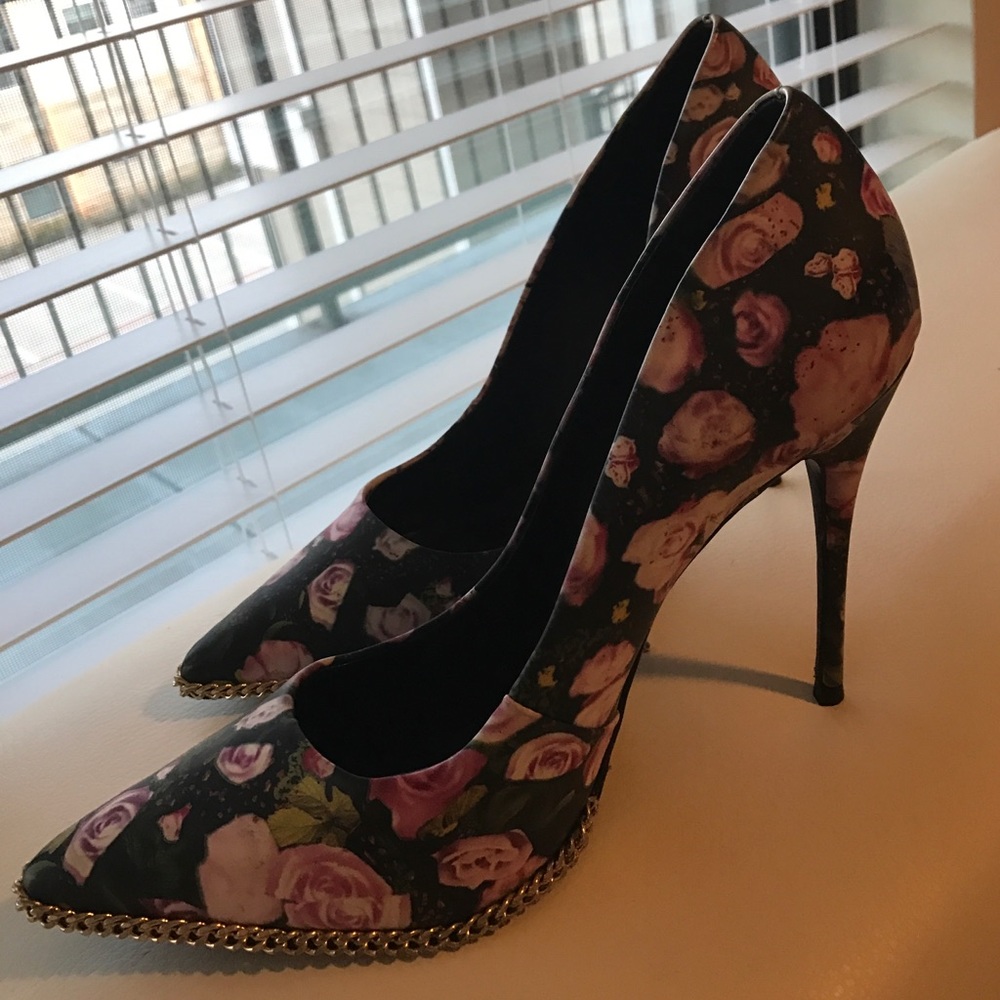 Schutz floral heels