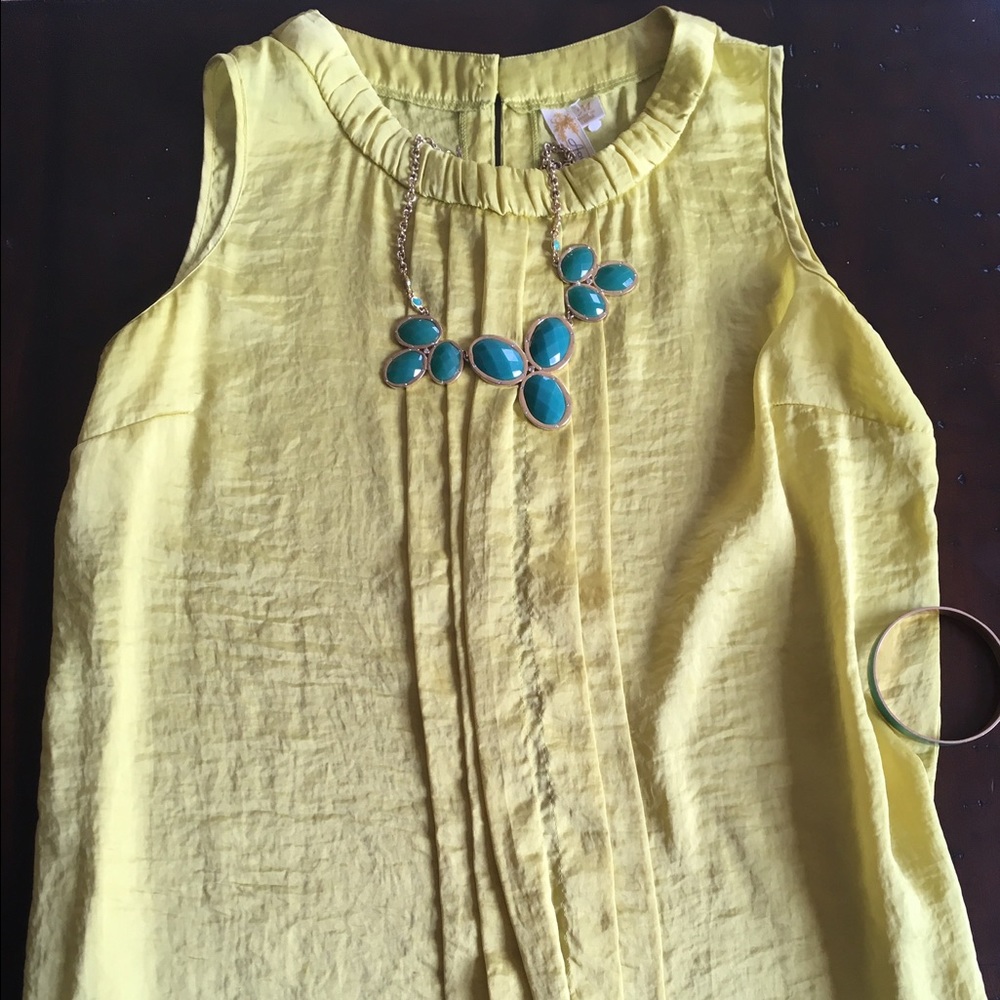 Spring/Summer Yellow Blouse