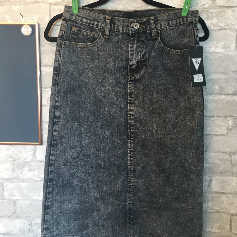 Blue jean skirt small