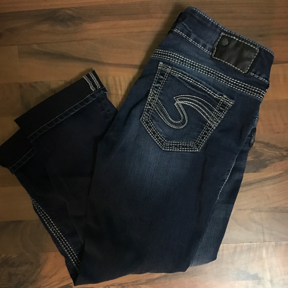 Suki silver capris