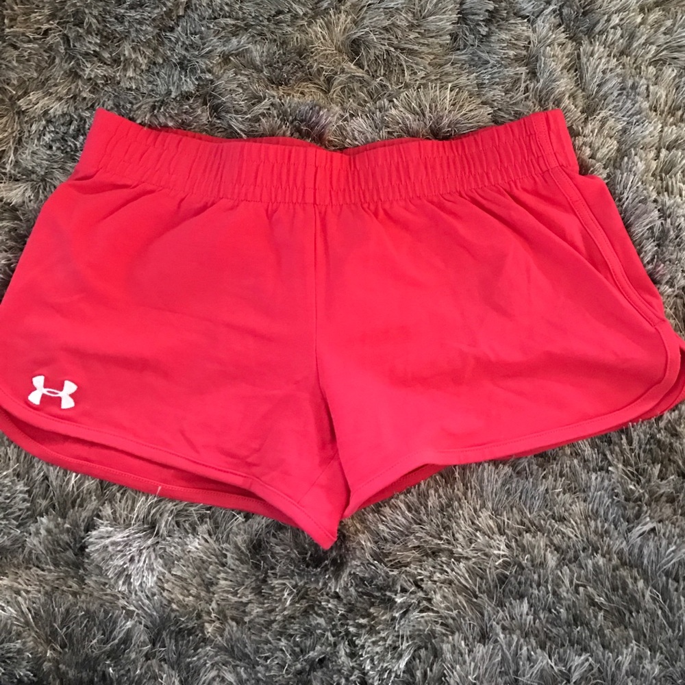 Under Armour pink workout shorts