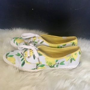 Keds x Kate Spade lemon print size 7