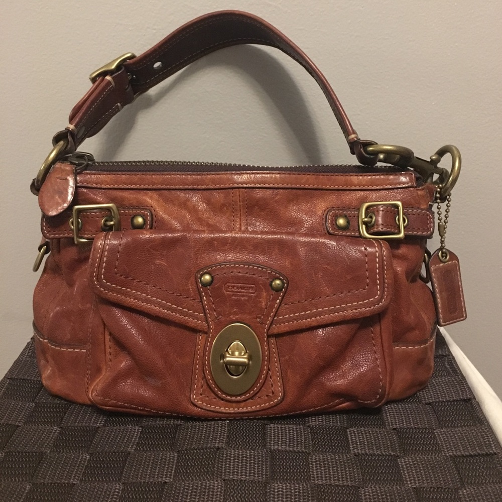 COACH Legacy Leather Shoulder Bag