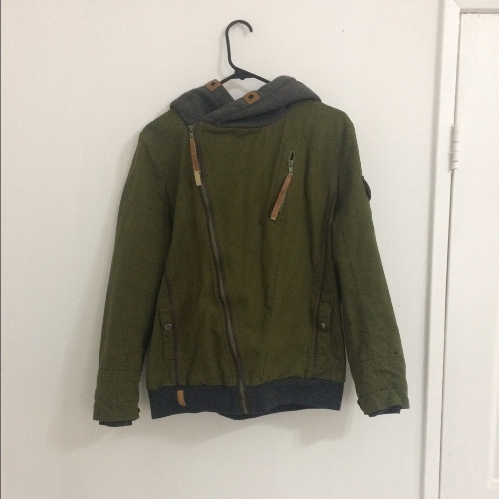 Army Green Bomber Jacket
