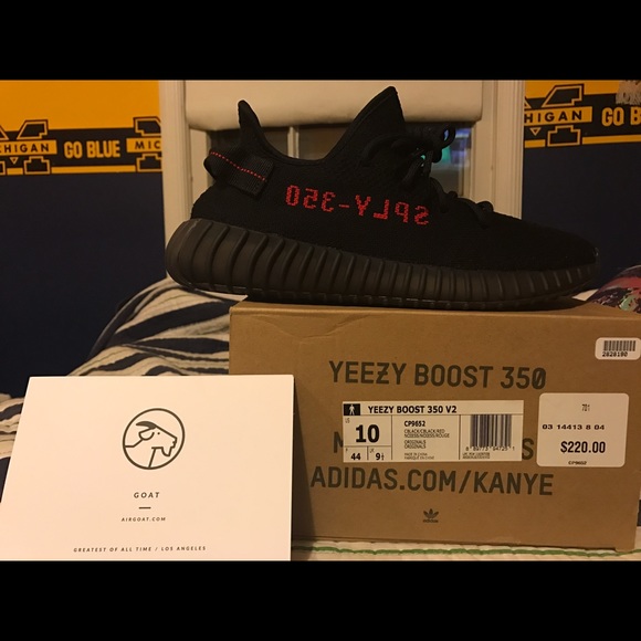 Yeezy Boost 350 v2 \'Bred\' 100% Authentic main image 4