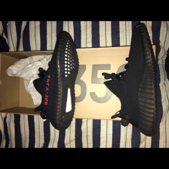Yeezy Boost 350 v2 \'Bred\' 100% Authentic main image 8