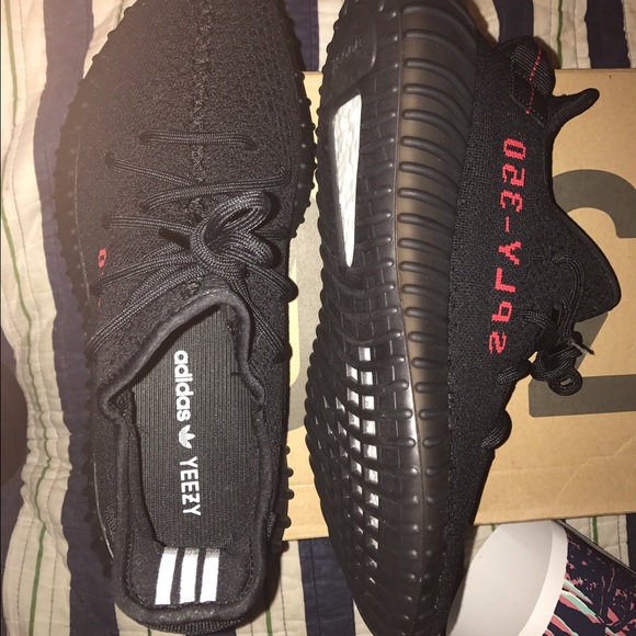 Yeezy Boost 350 v2 \'Bred\' 100% Authentic main image 6
