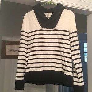 J. Crew Sweater- Off White/Navy
