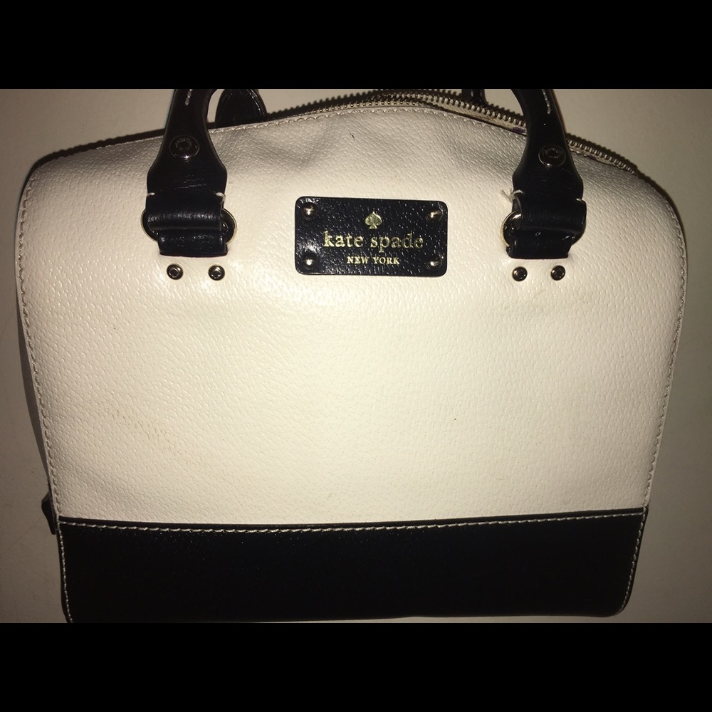 Original black-and-white Kate Spade bag