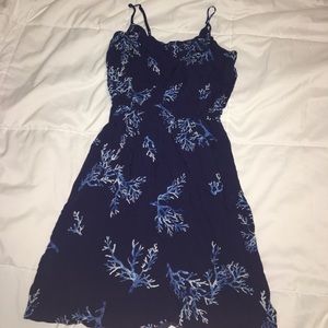 Navy blue summer dress