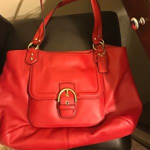 NWOT Coach red purse