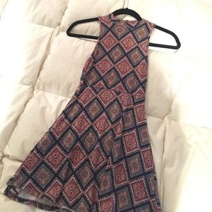 printed sun dress