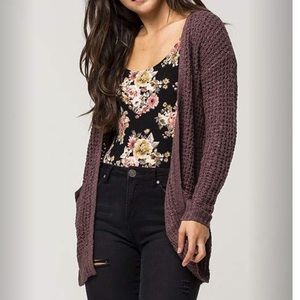 Purple Essentials by Fulltilt Cardigan
