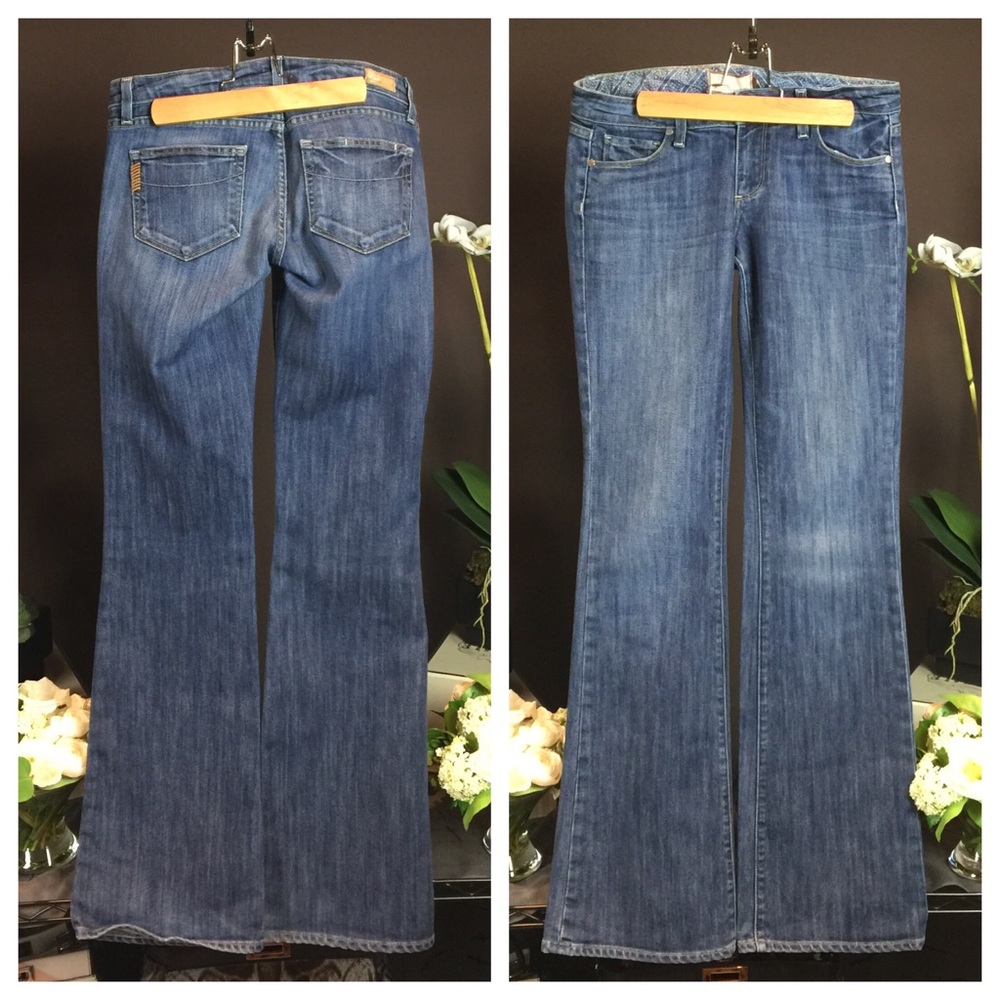 PAIGE DENIM LAUREL CANYON LOW RISE BOOTCUT JEANS - Picture 6 of 6