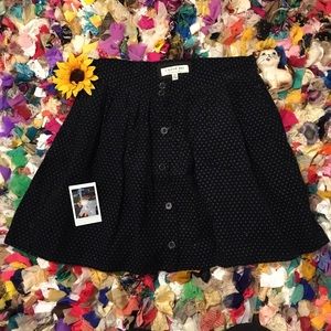 Corduroy Velvet Button-Up Circle Skirt