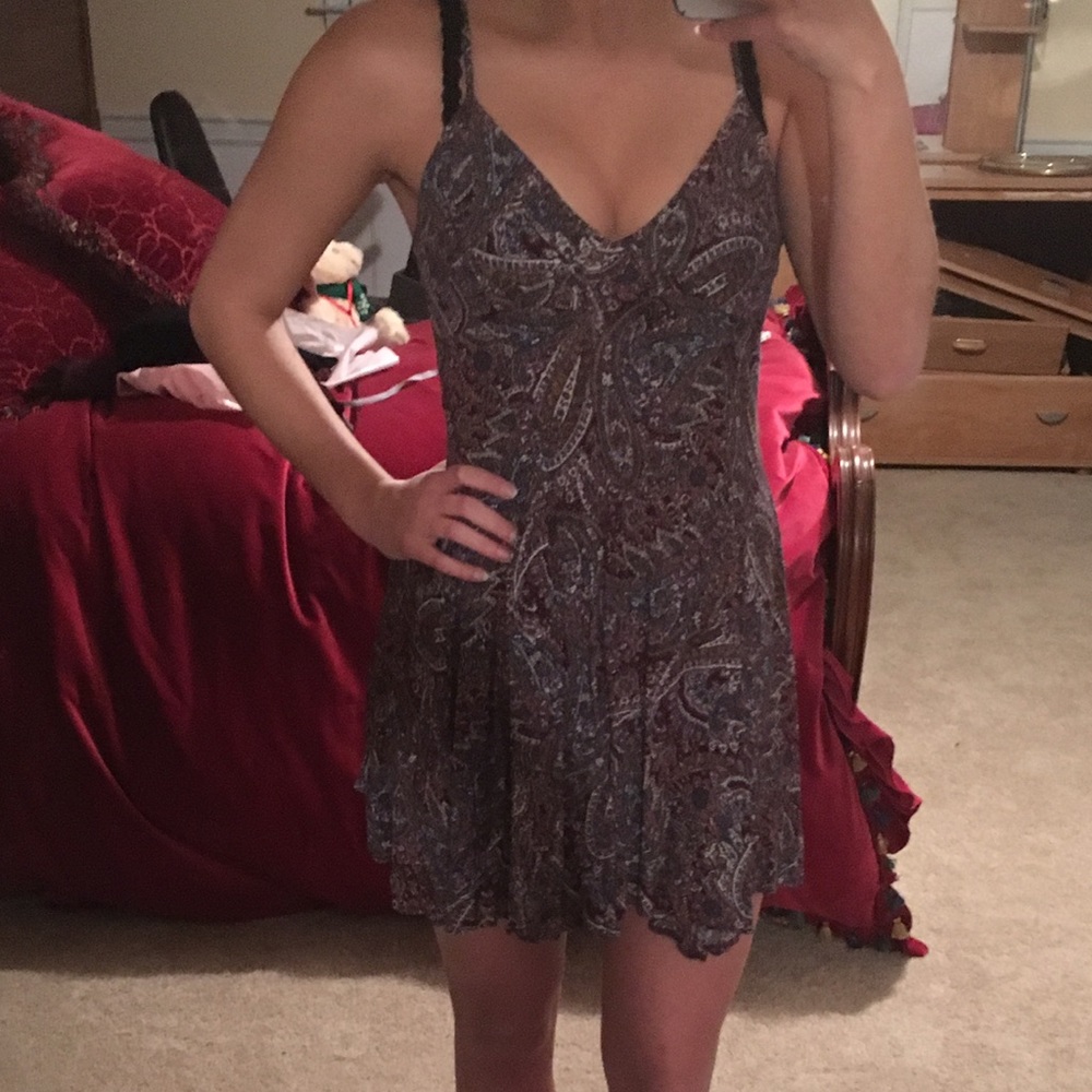 American Eagle Paisley Dress
