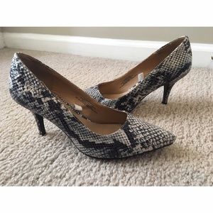 Snake Skin Heels
