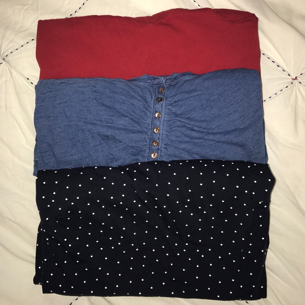 Casual maternity shirt bundle