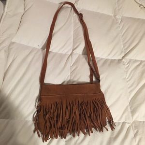 mini fringe bag