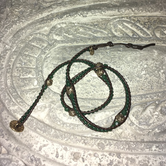 Lucky Brand Jewelry - 💕offers💕Lucky brand leather stone wrap bracelet