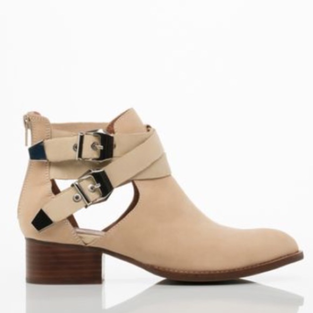 Jeffrey Campbell Everly Boot Booties Beige Tan 6