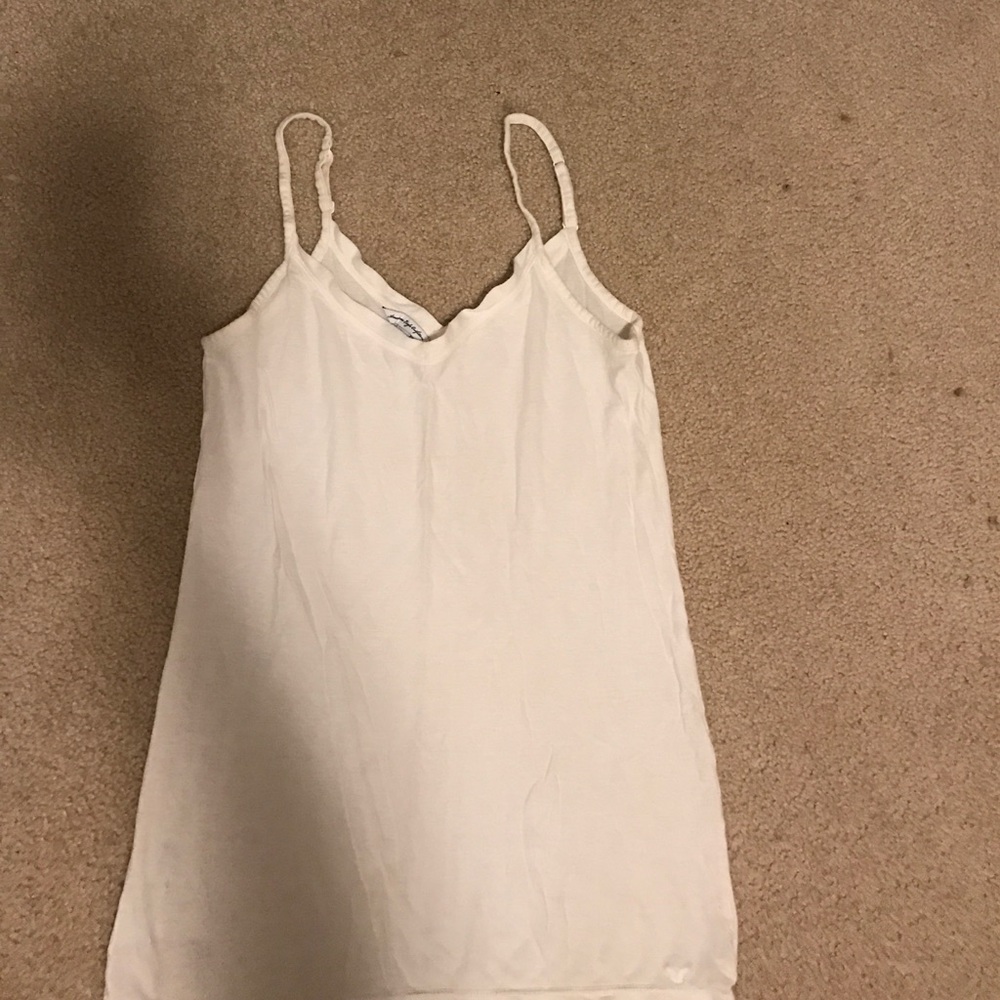 American eagle white tank top