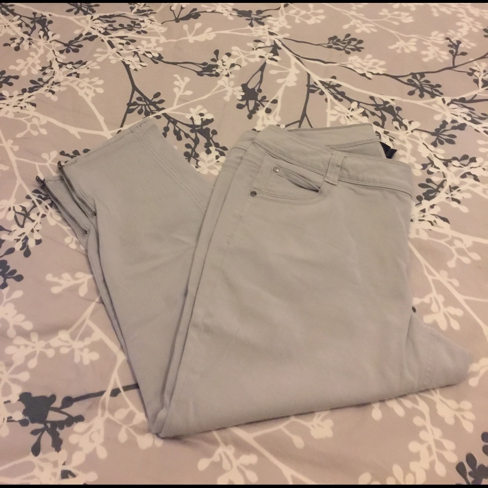 Lane Bryant Skinny Zip Ankle Jeans! Size 14