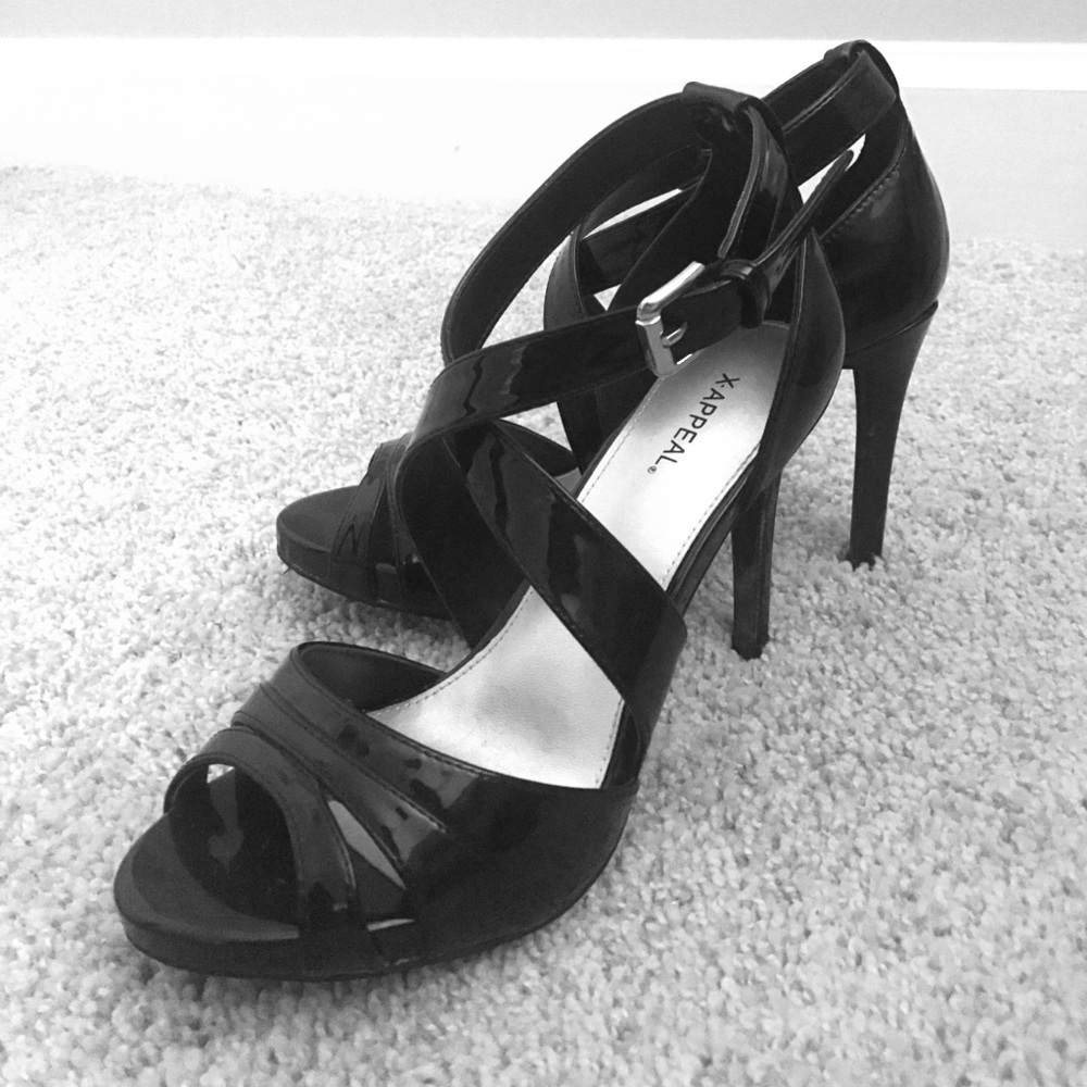 Patent Leather Black Heels