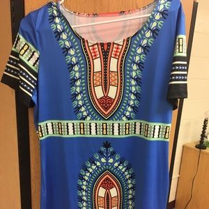 Daishiki bodycon dress