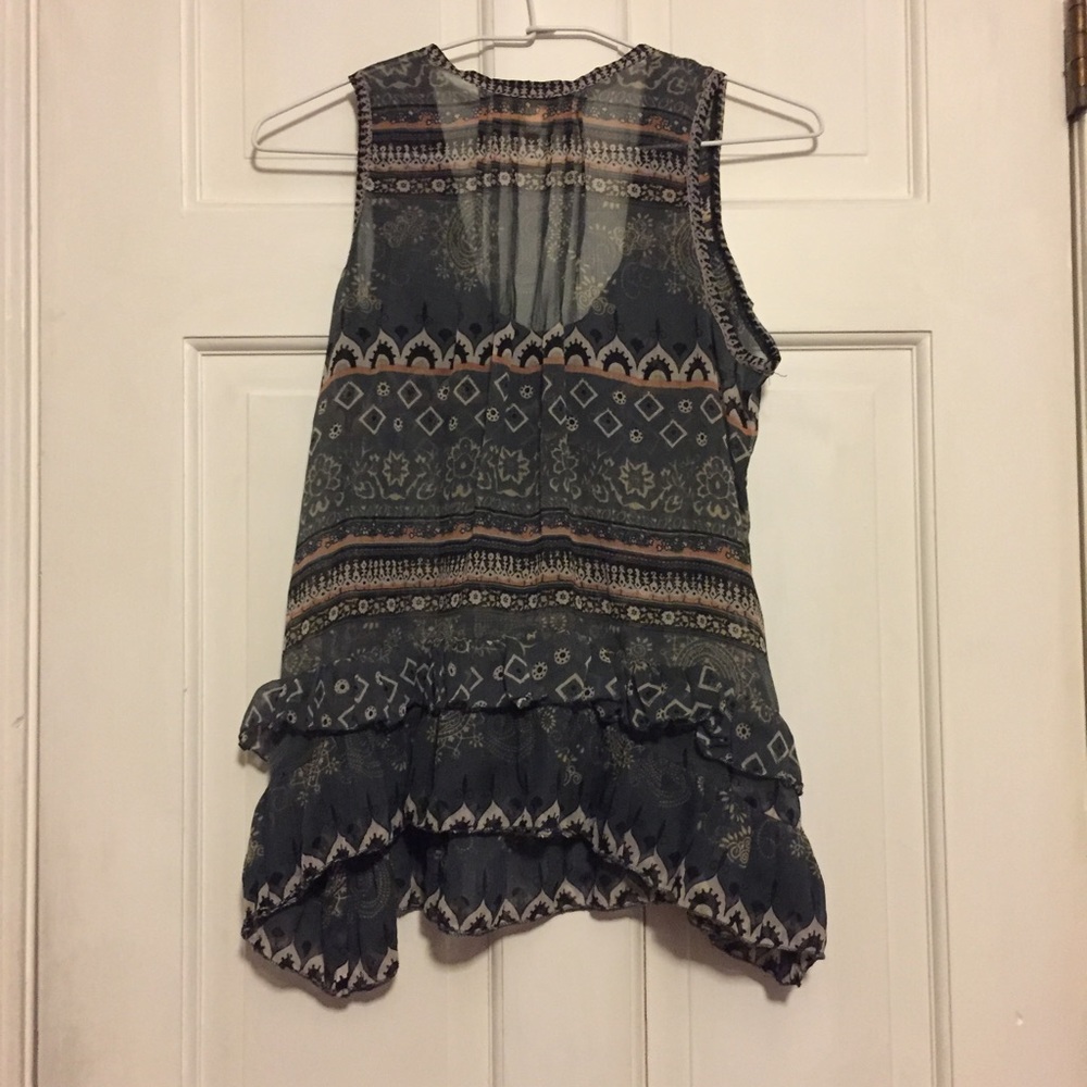 Sheer Gray Tank - Picture 2 of 4