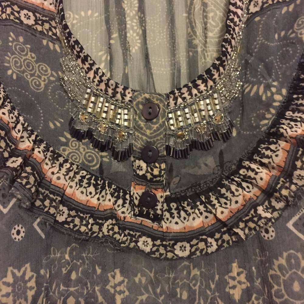 Sheer Gray Tank - Picture 3 of 4