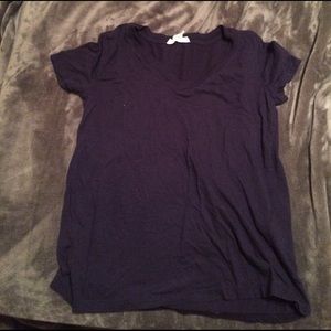 Dark blue v neck
