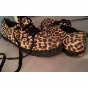 Cheetah print Vans