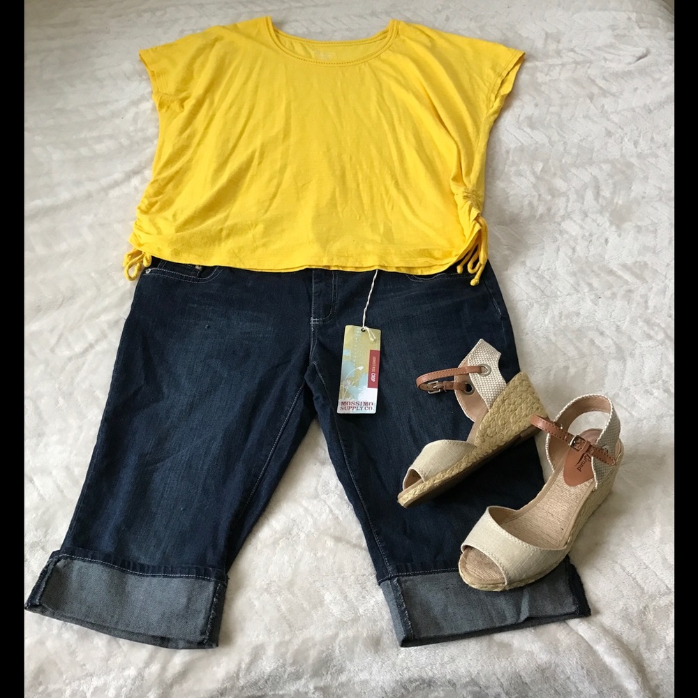 Plus size Cropped Jeans