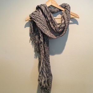 Animal print scarf