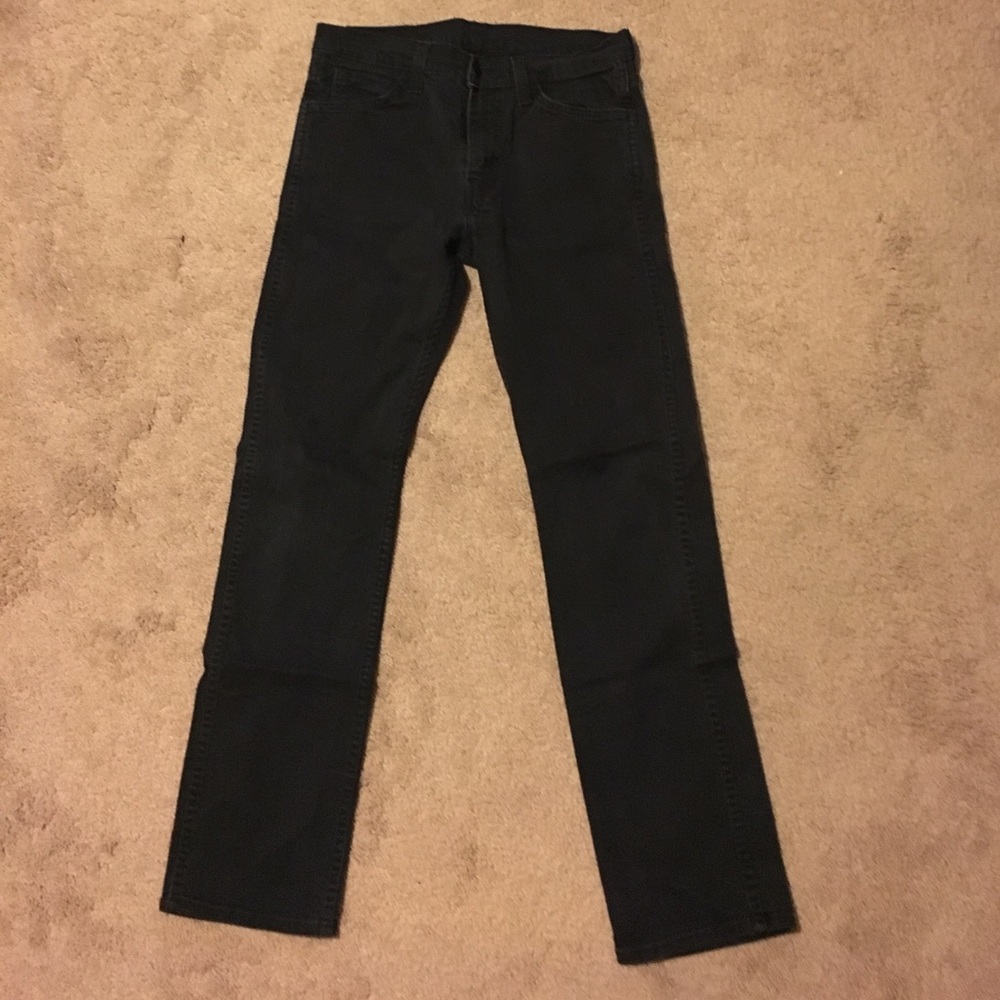 Levi's 513 Black Jeans Size 30x32