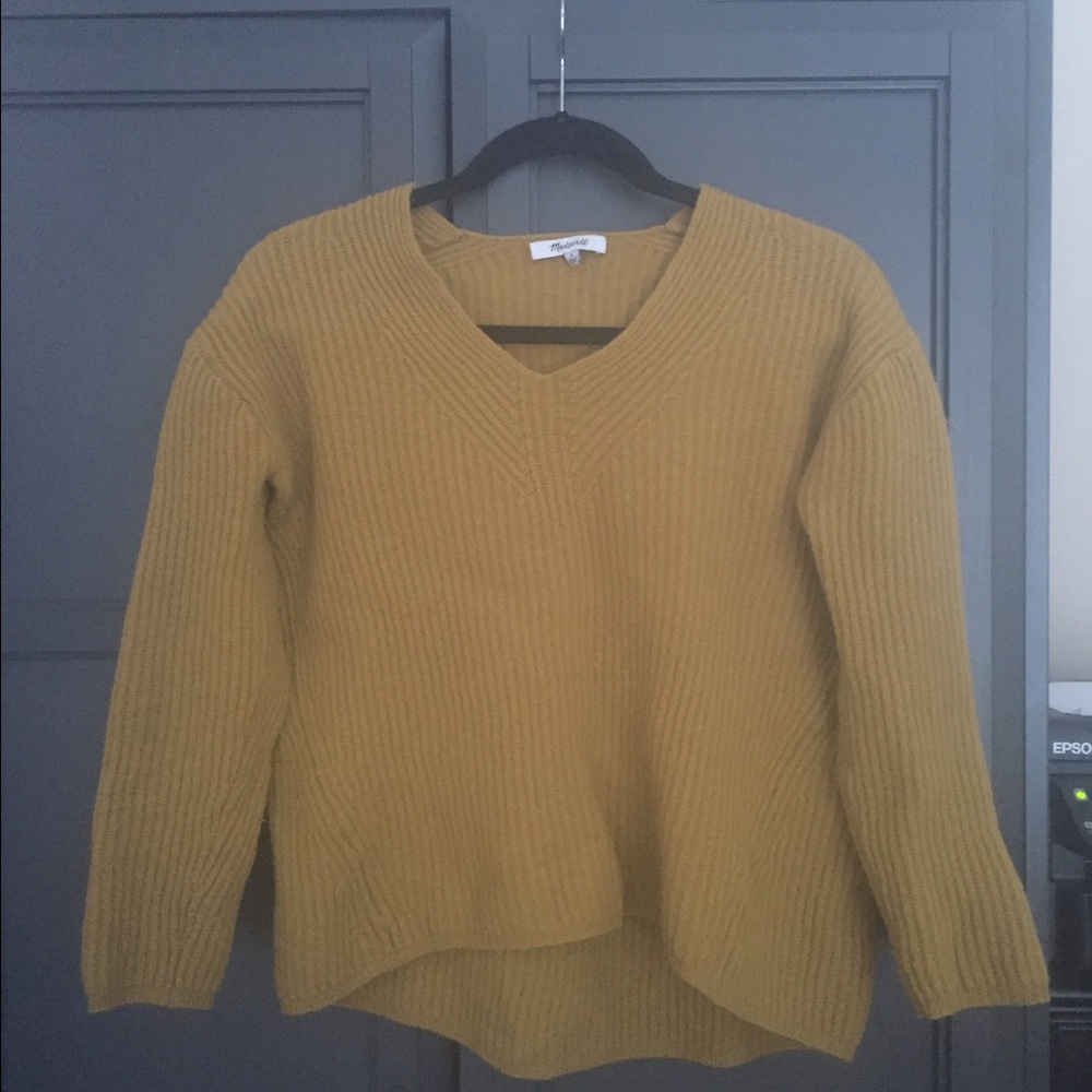 Madewell Mustard sweater