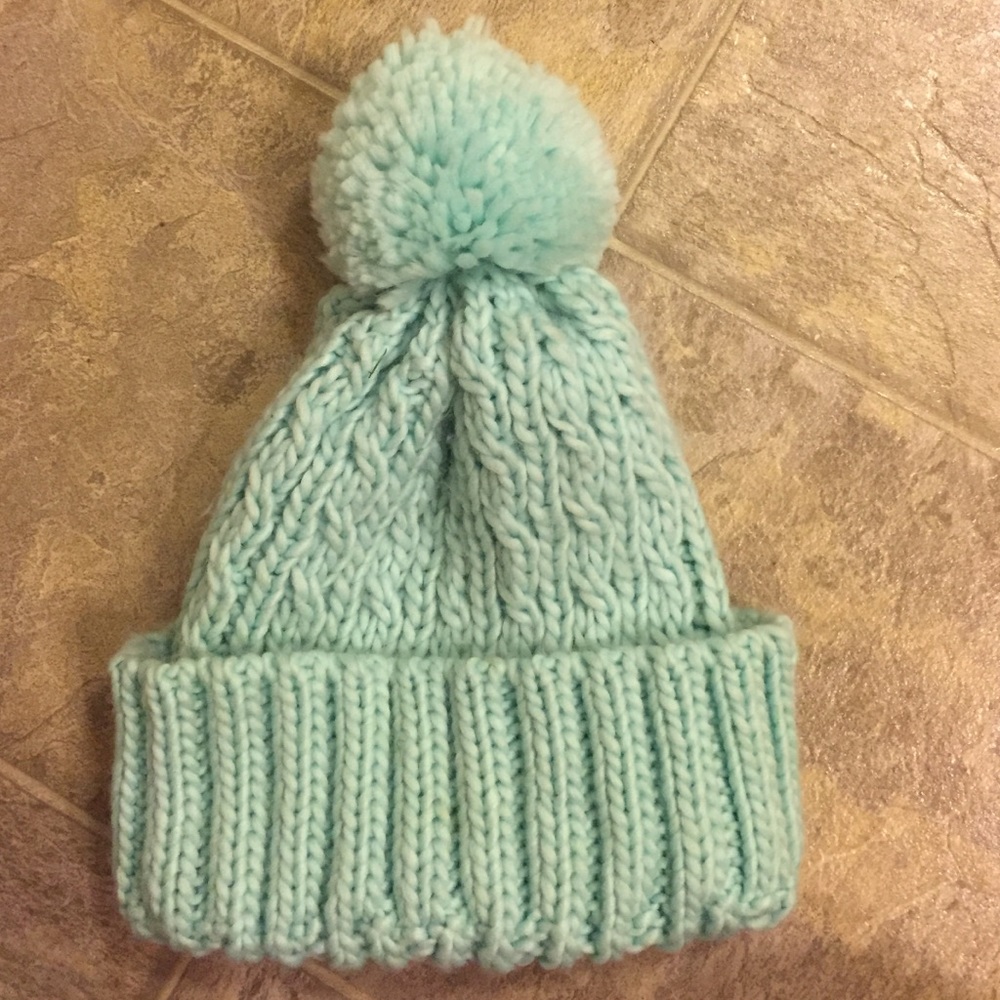 Slouchy Blue Beanie