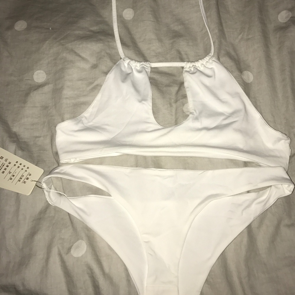 White bikini