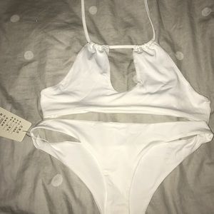 White bikini