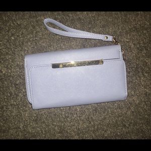 Baby blue wristlet wallet from Charlotte Russe