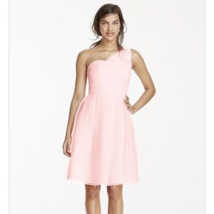 Short One Shoulder Tulle Dress