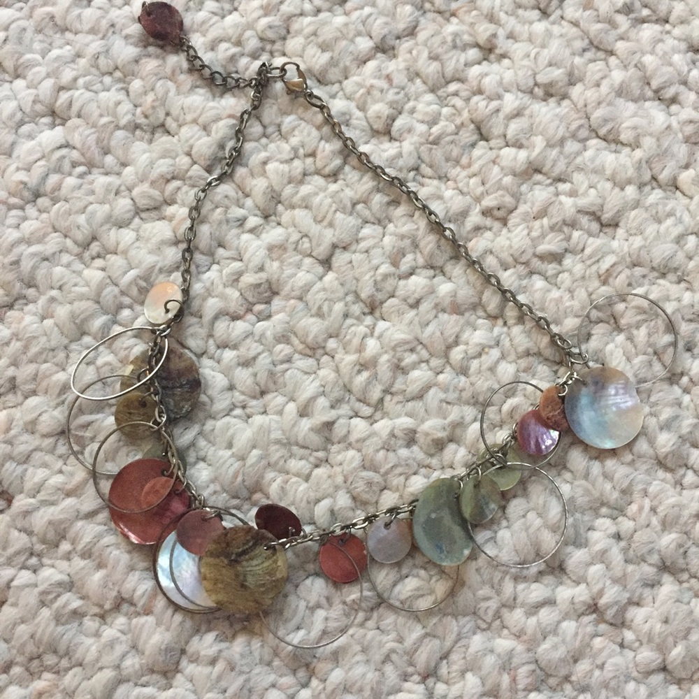 Colorful circle necklace