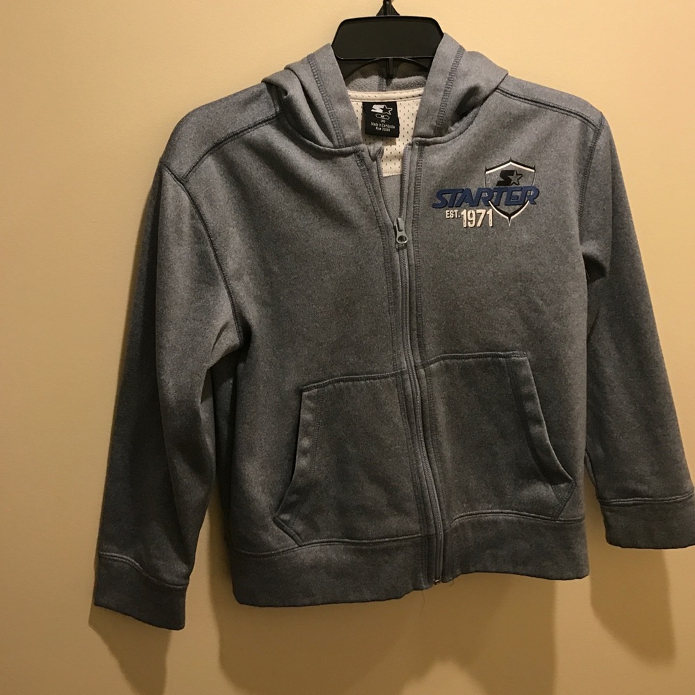 Children's Starter brand hoodie.