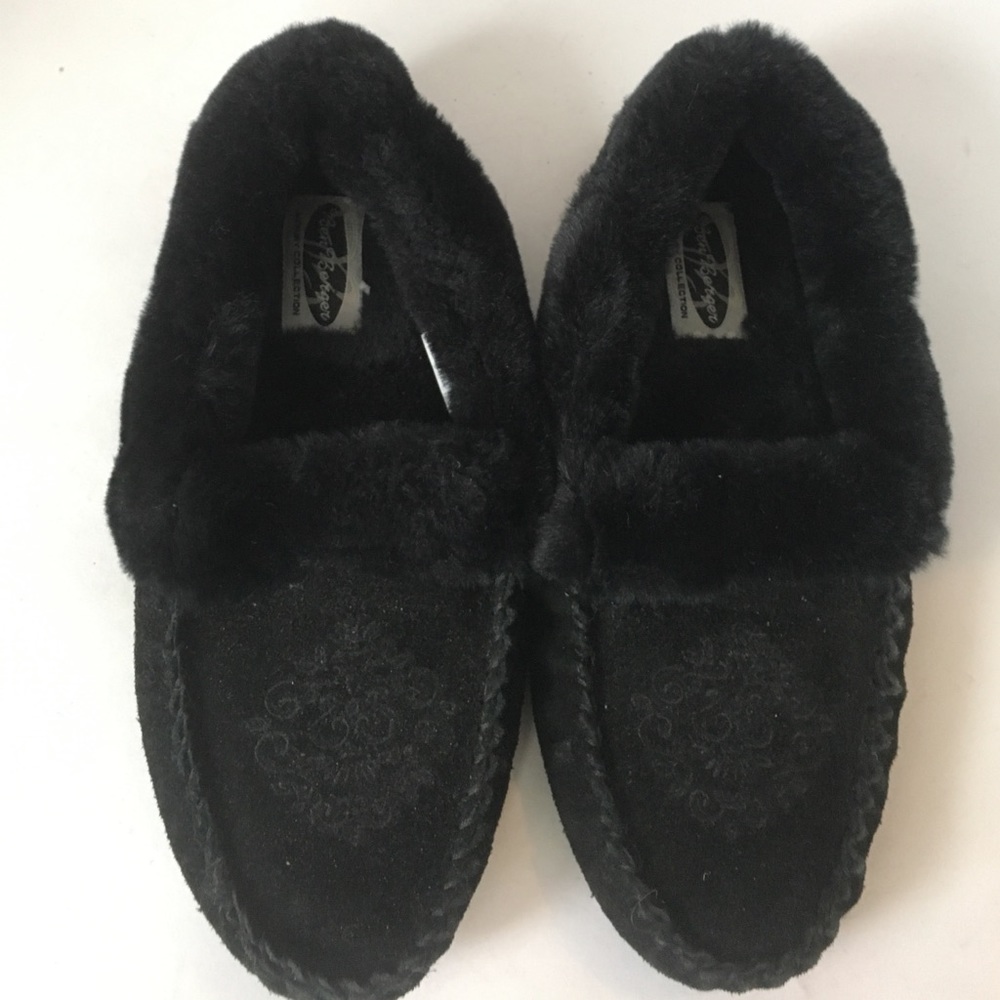 Ben Berger Luxury Collection Leather Slippers