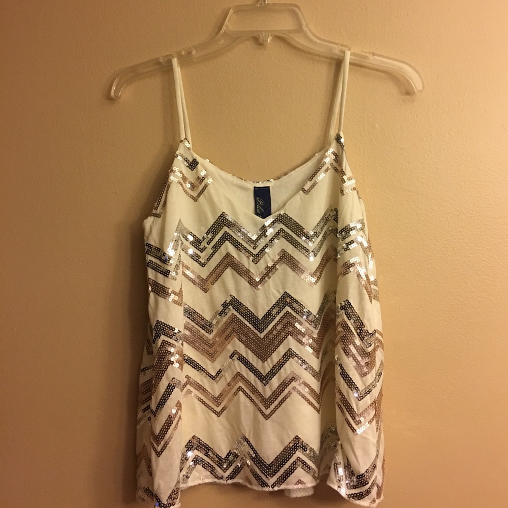 Francesca's Metallic Tank