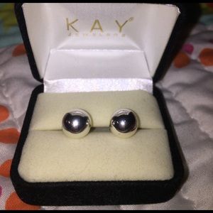 Sterling silver ball studs